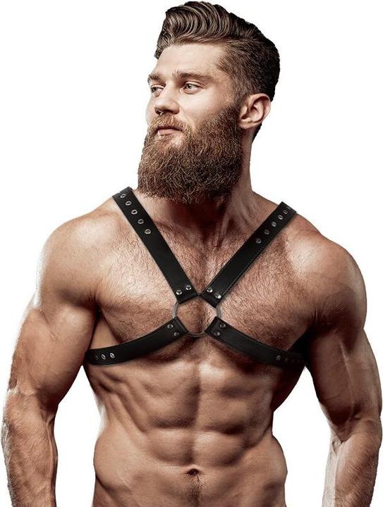 Fetish submissive attitude? ARN S ECO LEATHER CROSS CHEST MAN (S)