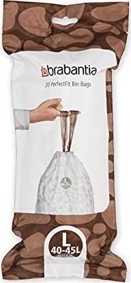Actual product image Brabantia PerfectFit Vuilniszakken - 40/45 l - Code L - 6 rolls x 20 stuks (120 x, 45 l)