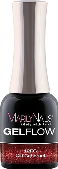 Produktbild Marily Nails GELFLOW – 12FG Old Cabernet (Old Cabernet, Gel-Effekt Nagellack)