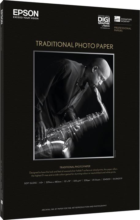 Epson Traditional (330 g/m², A3+, 25 pcs.)