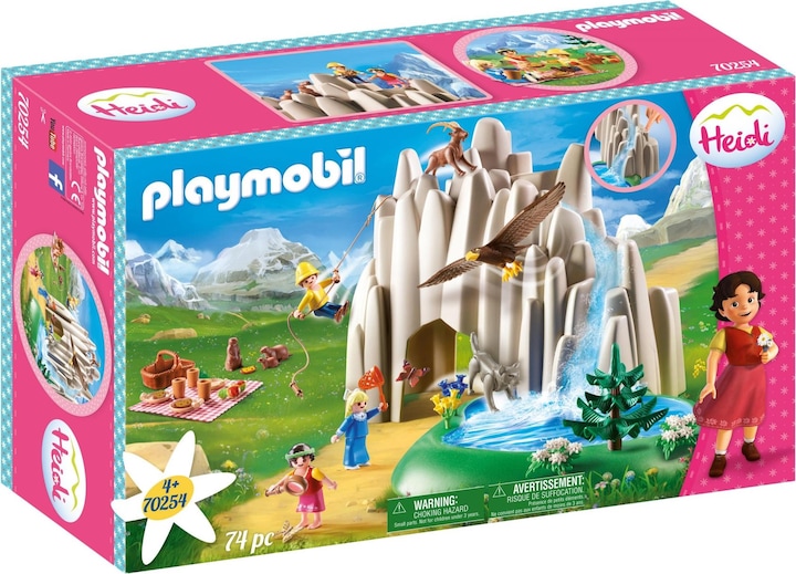 Immagine prodotto Playmobil Al lago dei cristalli con Heidi, Peter e Clara (70254, Playmobil Heidi)