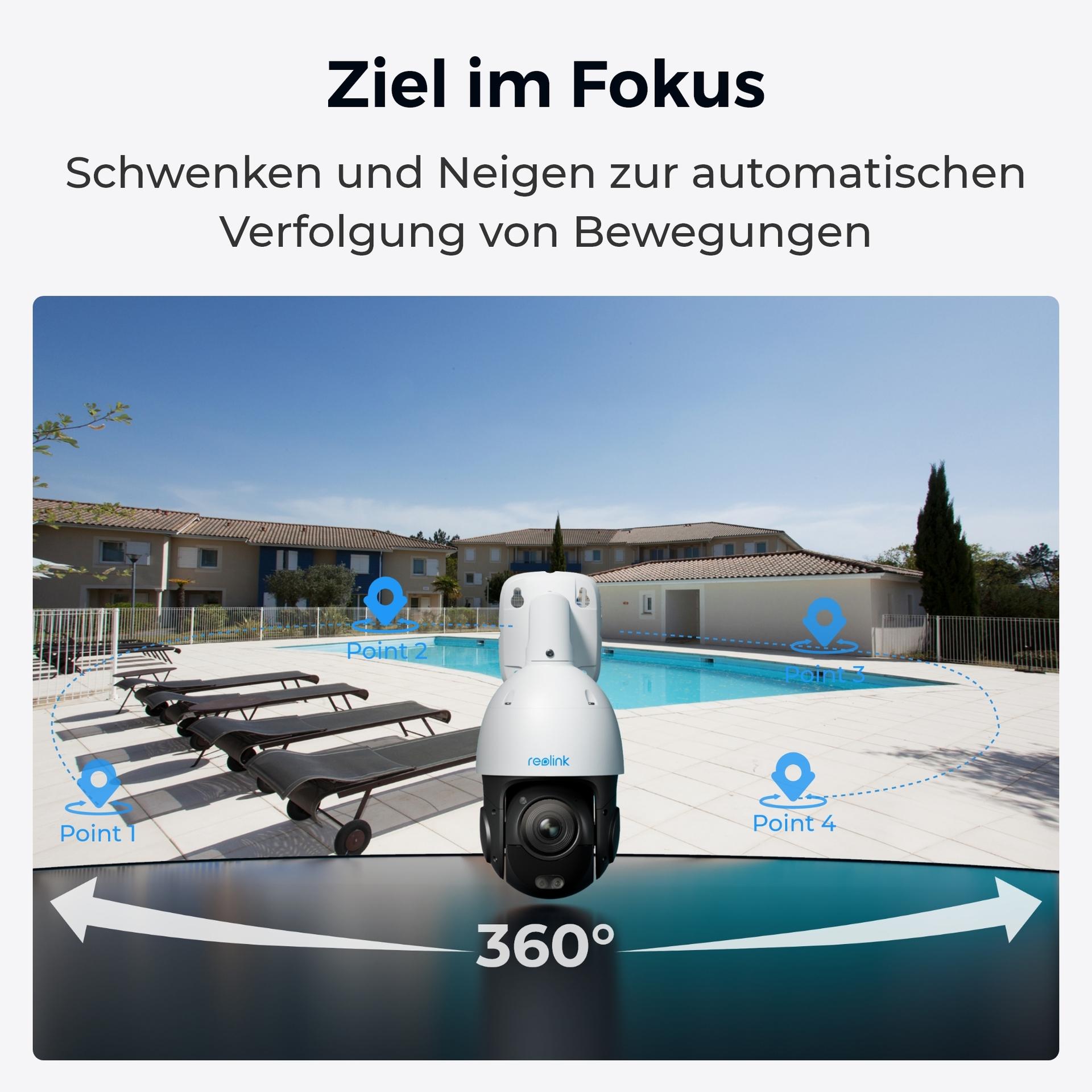 Thumbnail - Reolink P840 (3840 x 2160 Pixels), Netzwerkkamera, Weiss