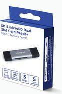 Produktbild Lecteur Dual Slot SD-Micro SD USB-A et USB-C