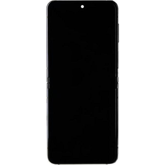 Samsung LCD display + Touch Unit + Front Cover F731 Galaxy Z Flip 5 5G Cream (Service Pack) (Display