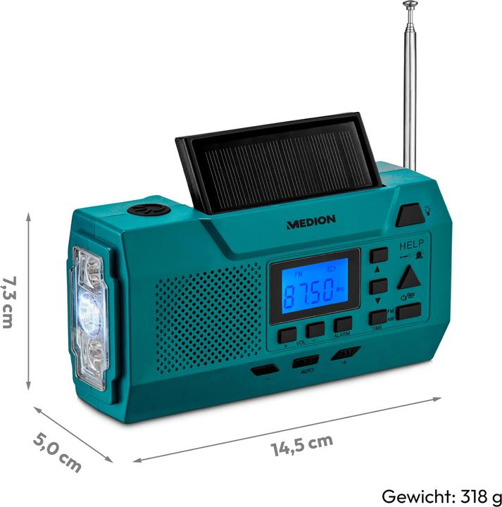 Produktbild Medion Radio LIFE E66806 Grün (AM, FM)