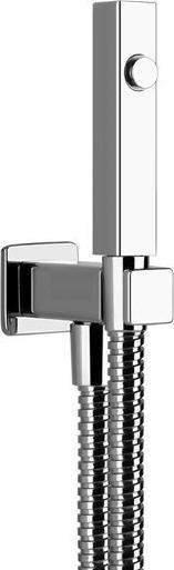 Gessi Rettangolo WC cleaning shower with one jet, 33823