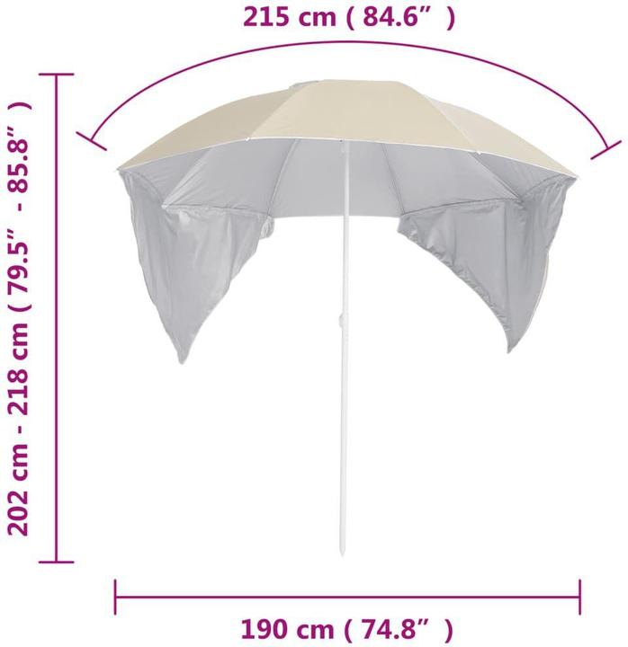 Immagine prodotto vidaXL Strandschirm (1.90 m)