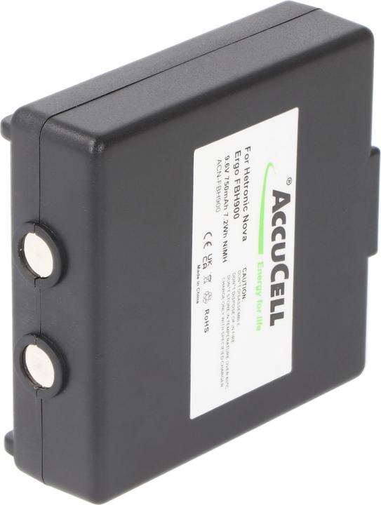 AccuCell Akku Hetronic Nova Ergo Akku FBH900, 68300520, 68300520 (9.60 V, 750 mAh)