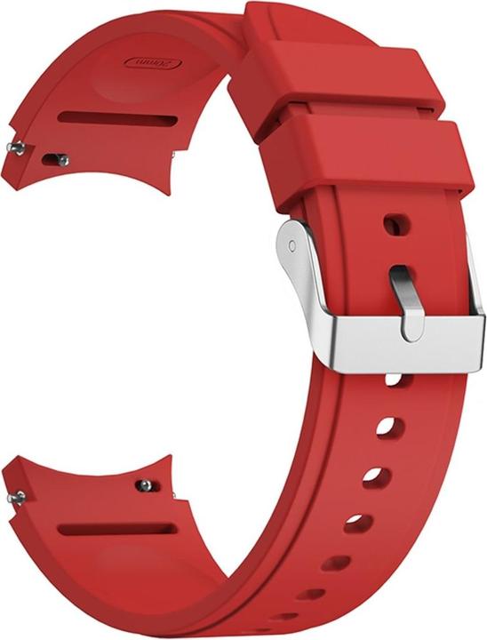 Produktbild König Design Sport Ersatz Armband für Samsung Galaxy Watch 4 Classic 46 mm Silikon Band Loop (Silikon)