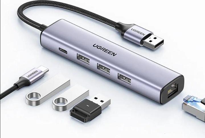 Actual product image Ugreen 5in1 Adapter (USB-A, 5 Ports)