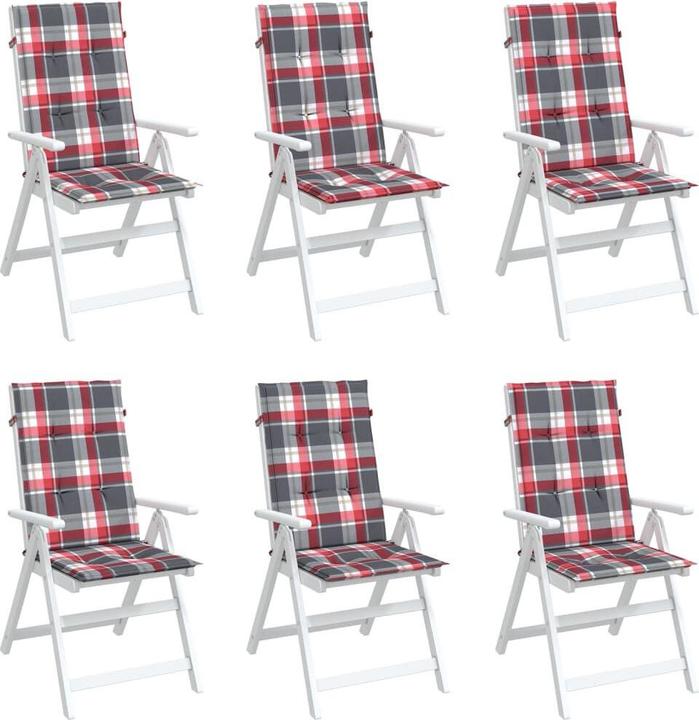 Produktbild vidaXL Gartenstuhlauflage für Hochlehner (120 x 50 cm)