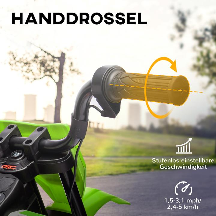 Image du produit Aiyaplay Elektromotorrad Kunststoff, Metall Grün (12 V)
