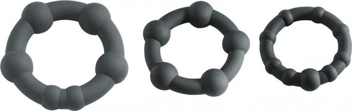 Produktbild Malesation Black Pearl Ring Set