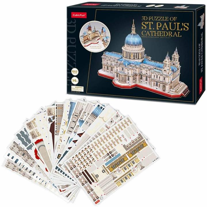 Produktbild Cubicfun CUBIC FUN 3D puzzle "St. Paul's Cathedral" (643 Teile)