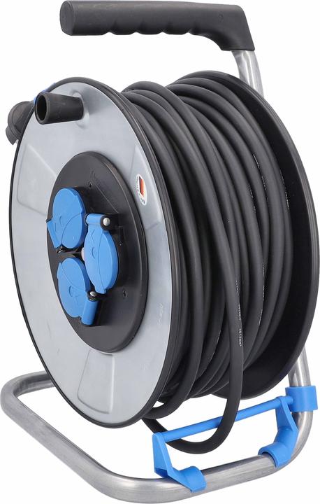 Actual product image As - Schwabe Metal cable reel with protective insulation (40 m, 1.50 mm²)