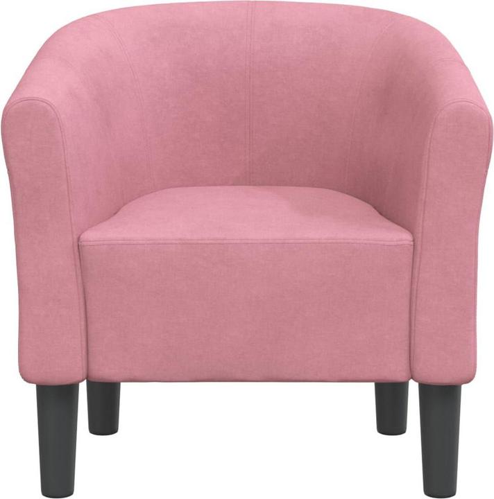 Produktbild VidaXL Clubsessel Rosa Samt,Farbe: Rosa,Material: Samt (100