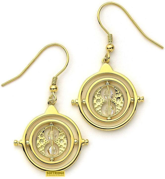 Actual product image Carat Shop Harry Potter boucles d'oreilles Drop Retourneur de Temps (plaqué or) (Gold plated)