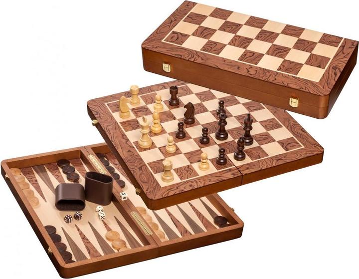Immagine prodotto Philos Scacchi Backgammon Checkers Set