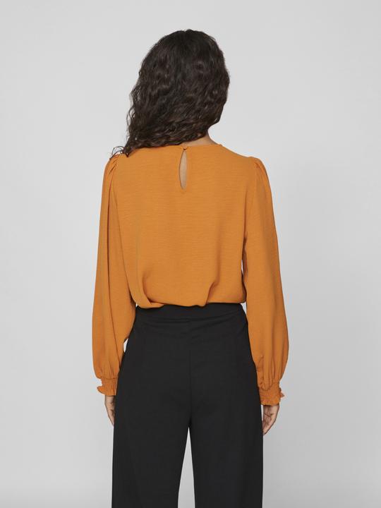 Actual product image Vila Round neck top with long sleeves (34)