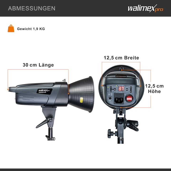 Actual product image Walimex pro Emerger 400 Set Double (400 W, Set)