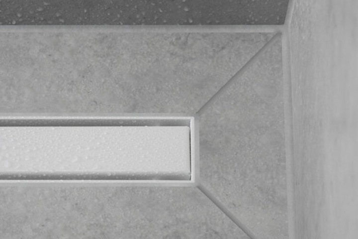 Immagine prodotto hansgrohe Canalina doccia RainDrain Match, con telaio regolabile in altezza 800 mm, nero opaco (800 mm)