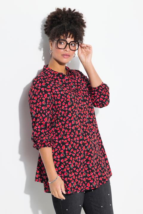 Produktbild Miamoda Bluse, A-Linie, Herz-Muster (46)