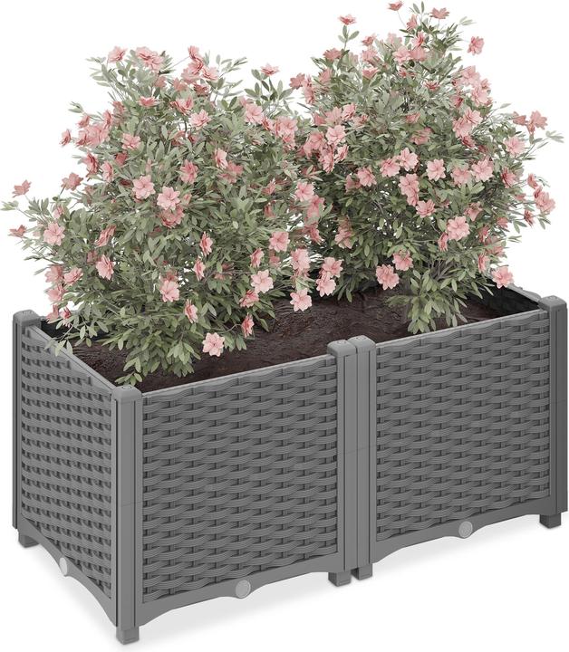 Relaxdays Jardinière plastique