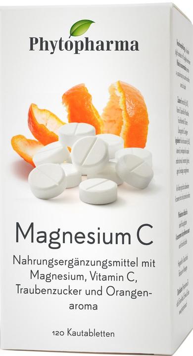Actual product image Phytopharma Magnesium C (120 Piece, Pills, 132 g)