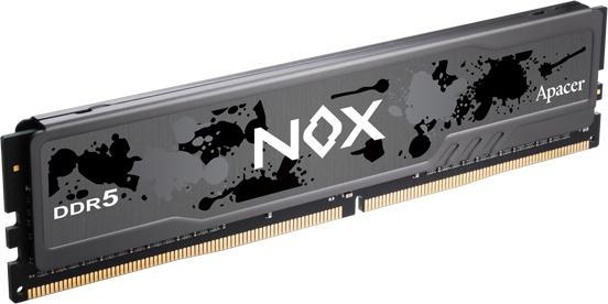 Produktbild Apacer DDR5 - 16GB - 5200 - CL - 38 NOX Single (2 x 16GB, 5200 MHz, DDR5-RAM, DIMM)