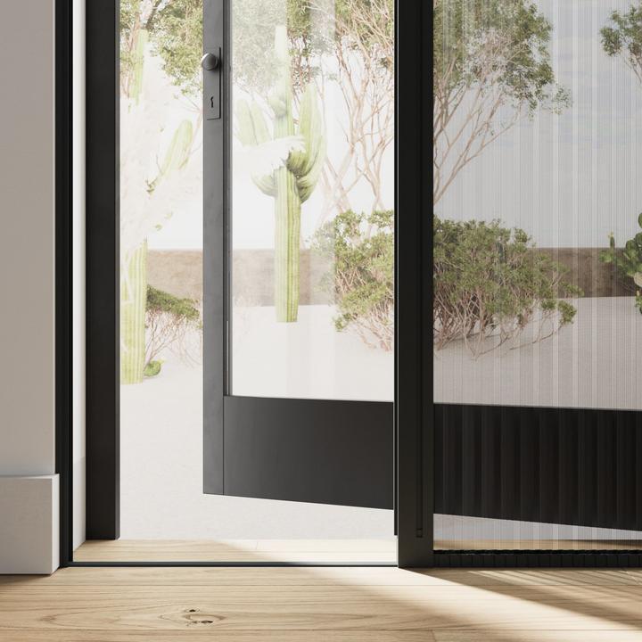Produktbild Cocoon Home Concepts Cocoon Insektenschutztür plissiert anthrazit - 96 x 197 (96 x 197 cm)