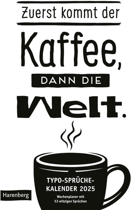 Actual product image Harenberg Typo-Sprüche (25 x 35.5 cm, No binding, German)
