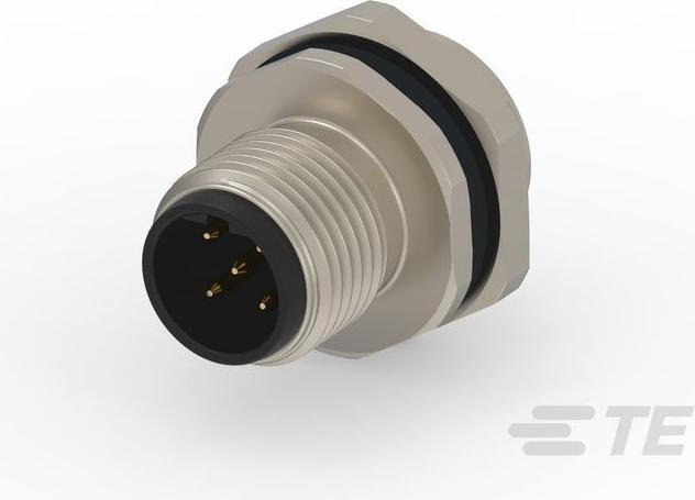 Produktbild TE Connectivity M12,FRONT MOUNTING,MALE,B,5P,0.2M WIRE