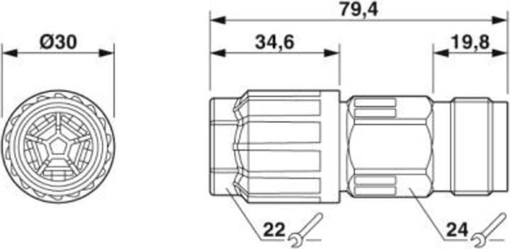 Image du produit Phoenix Contact Connecteur de ligne