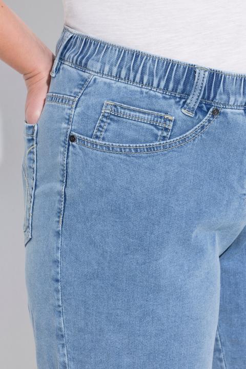 Produktbild Ulla Popken Jeansbermuda, gerades Bein, Komfortbund (60)