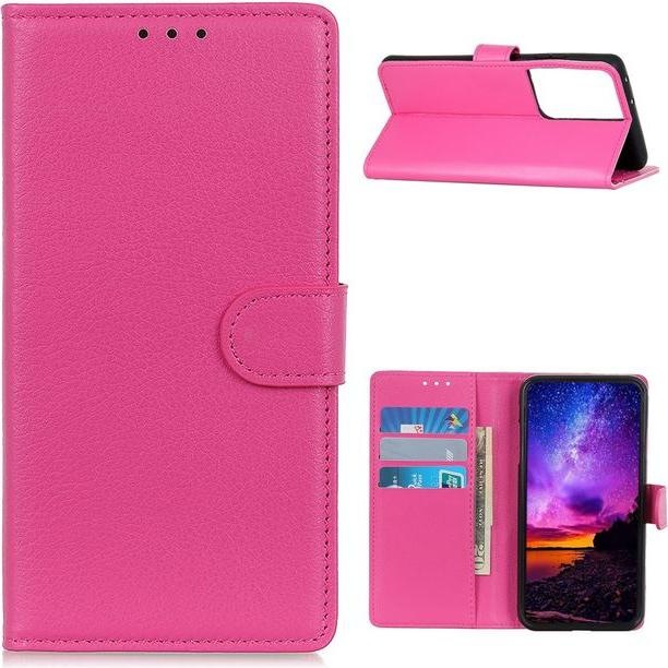 Produktbild MU Classic Litchi Leder Bookcover Series (Samsung Galaxy S21 Ultra)