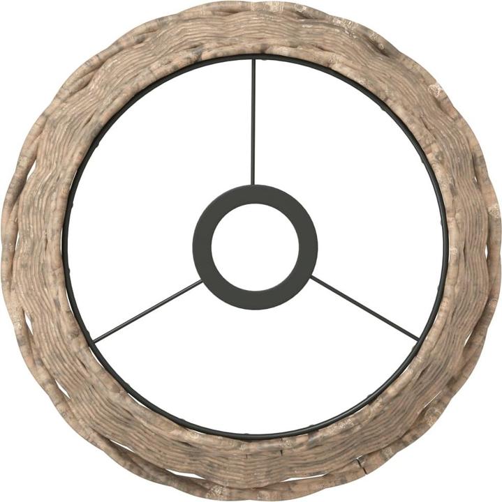 Actual product image VidaXL Lampenschirm Braun Ø25x17 cm Korbweide, Farbe: Braun