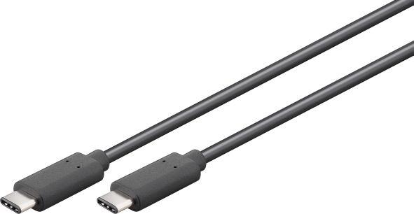 Actual product image Hapena USB-C cable 1m 3113110102 USB-C plug - USB-C plug (1 m, USB 3.2 Gen 2, 60 W)