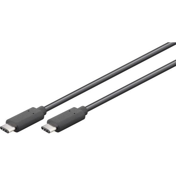 Hapena USB-C-Kabel 1m 3113110102 USB-C-Stecker - USB-C-Stecker (1 m, USB 3.2 Gen 2), USB Kabel