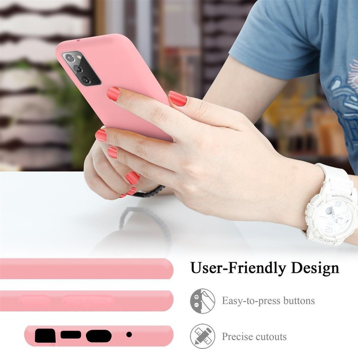 Produktbild Cadorabo TPU Liquid Silicone Case Cover (Samsung Galaxy Note 20)