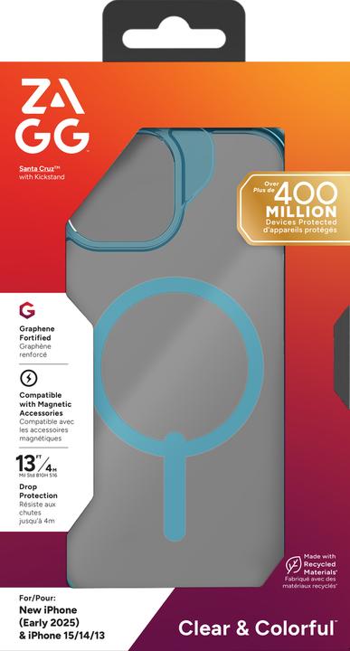 Produktbild Zagg Santa Cruz Snap (Apple iPhone 13, Apple iPhone 14, Apple iPhone 15, Apple iPhone 16e)