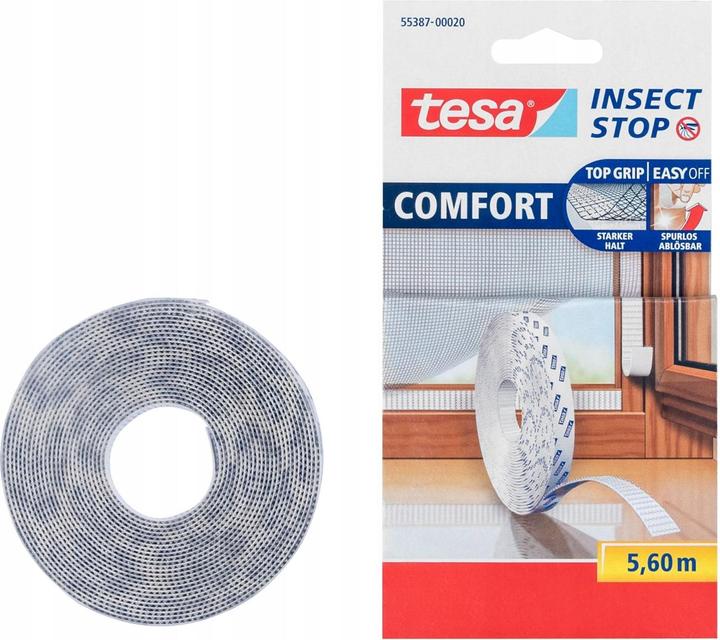 Actual product image tesa Insect screen COMFORT, Velcro replacement roll, without drilling