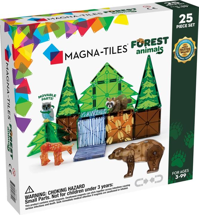 Magna-Tiles Forest Animals Set (25 pieces)