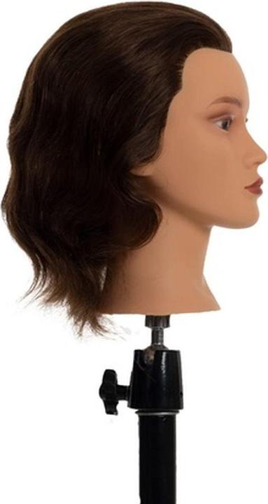 Produktbild HeadsUp Heads-Up Kim Mannequin Head Brown Hair 15cm
