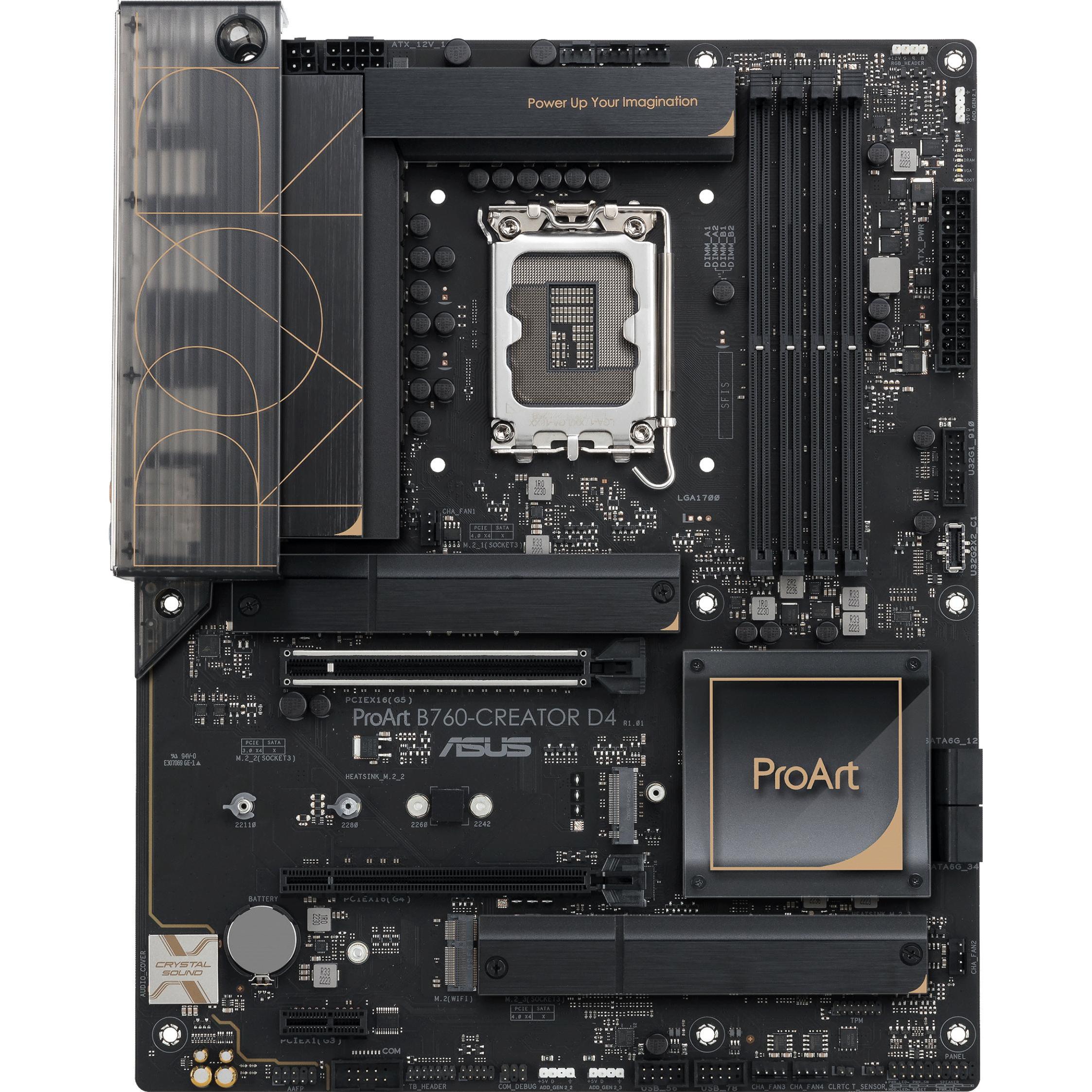ASUS PROART B760-CREATOR D4 (LGA 1700, Intel B760, ATX), Mainboard