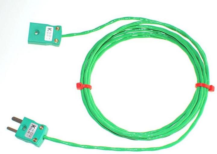 Actual product image RS PRO Shielded PFA-insulated Thermocouple cable for thermocouple type K, L. 3m, max. +260°C (3 m)