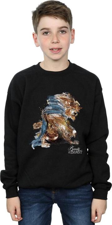 Produktbild Disney Beauty And The Beast Beast Sketch Sweatshirt Jungen (140, 146)