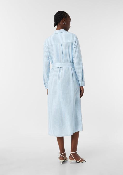 Actual product image Comma Kleid Midikleid aus Leinen mit Gürtel (34)
