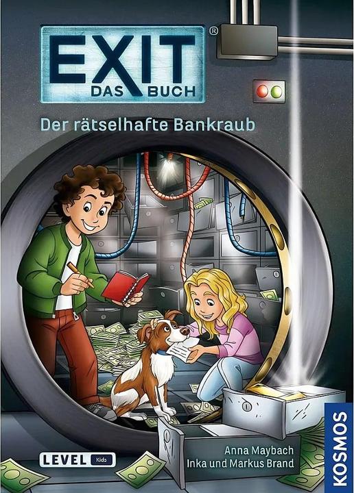 Actual product image Kosmos FKS1713180 - EXIT - Der rätselhafte Bankraub, Taschenbuch, 1 Spieler, ab 8 Jahren (DE-Ausgabe) (German, Anna Maybach, 2021)