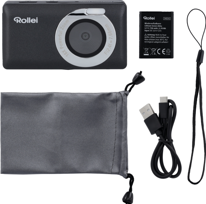Produktbild Rollei Compactline Pocket Schwarz (50 Mpx)