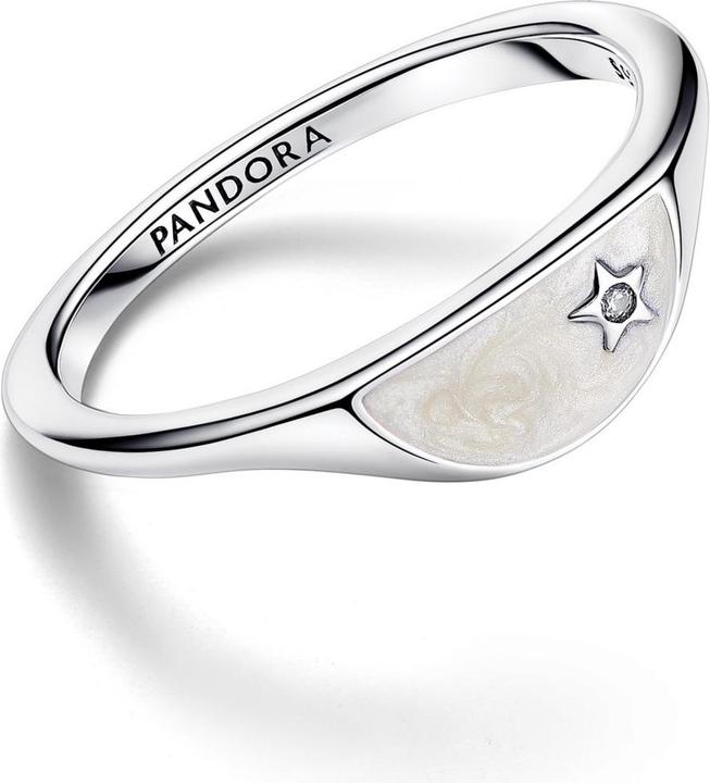 Produktbild Pandora ME Halbierter Emaille Siegelring (56)